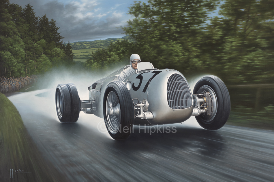 Completed Painting - Bergkönig at Shelsley Walsh 