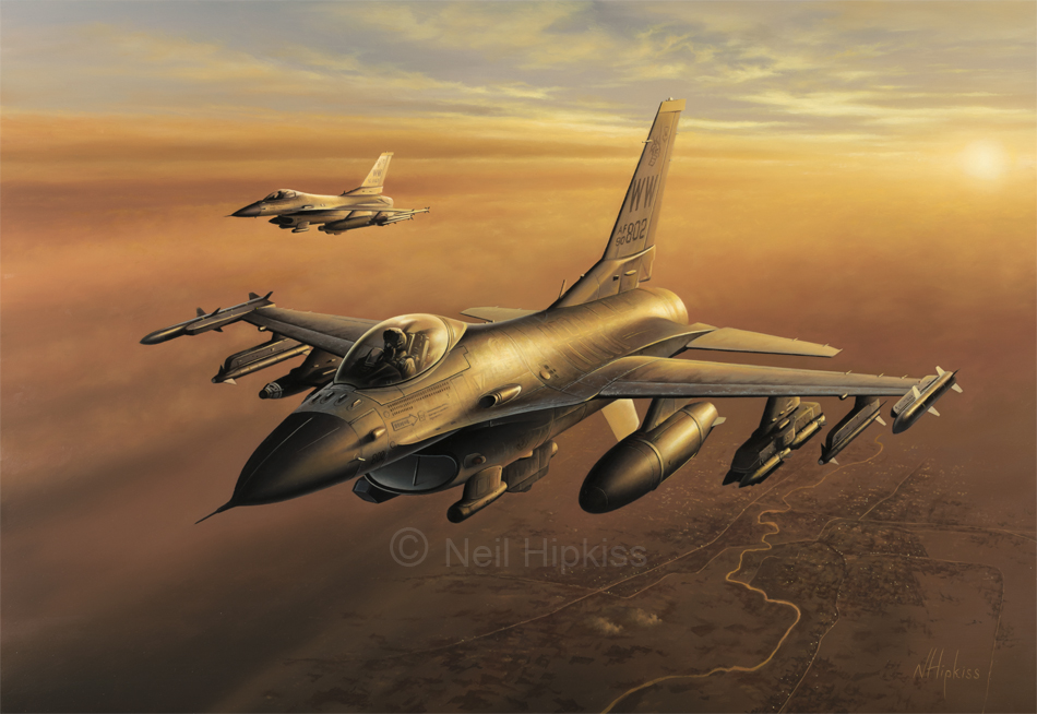 Aviation Art - Fighting Samurai